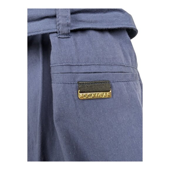 Vintage Y2K 2000s Rocawear Fringe Romper | Navy Blue | Large - Picture 5 of 12